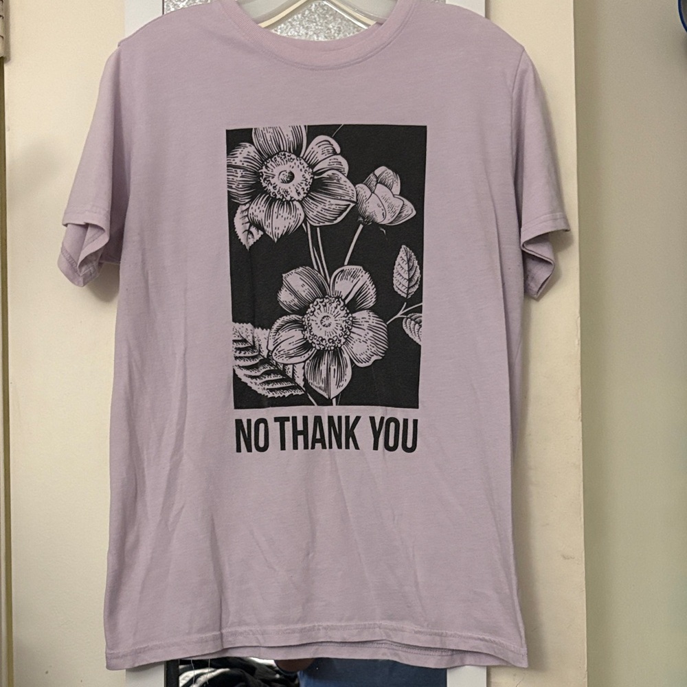 Mighty Fine Lavender Graphic Tee - No Thank You
